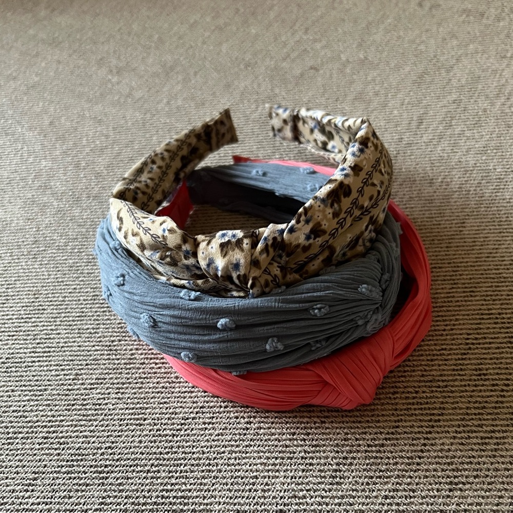 Set of 3 Anthropologie Headbands